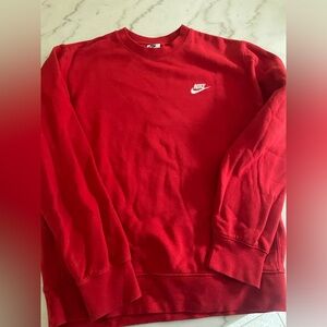 Nike women’s size small EUC Sweatshirt white logo